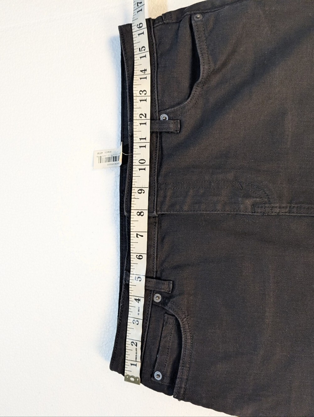Denim Pencil Black Stretch Skirt  Amazon Essentials Size 10 NWT A-116 - Picture 5 of 13